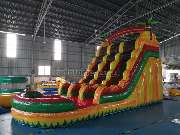 Inflatable Water Slide Slipping Slide With Pool Blow Up Bounce Slides