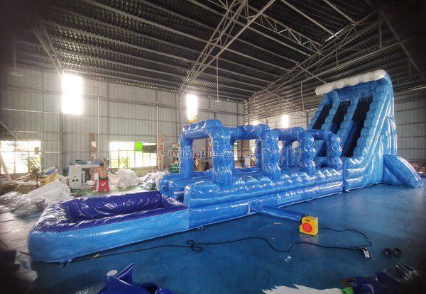 Waterproof Inflatable Long Water Slip N Slide Blow Up Water Slide
