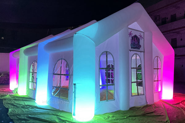 Large Inflatable Tent Outdoor Inflatable Party Tent Led Light Wedding Inflatable Tents