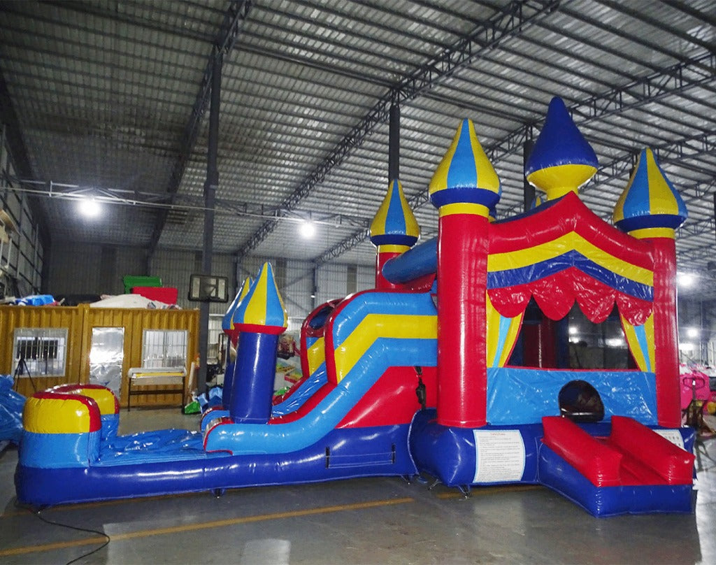 Inflatable Bounce House For Kids, Bounce Castle Combo Bouncer House Jumper With Slide
