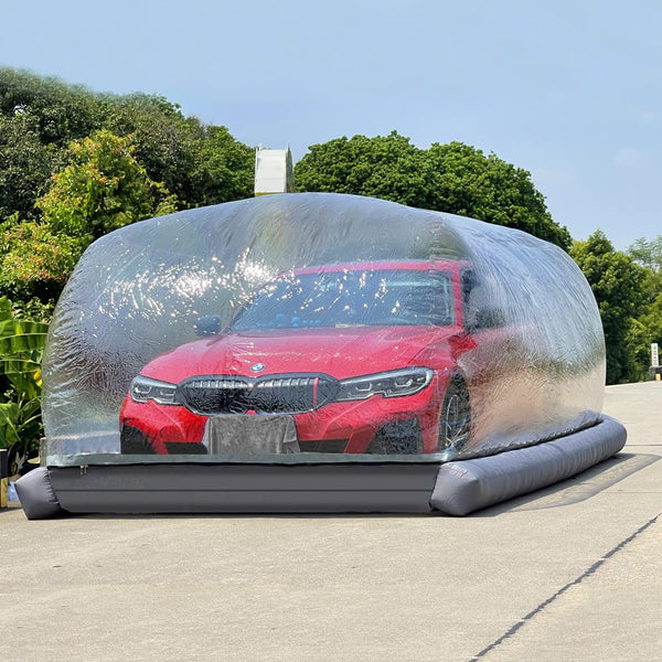 Portable Inflatable Car Cover Storage Bubble Tent Garage Car Capsule Air Outdoor