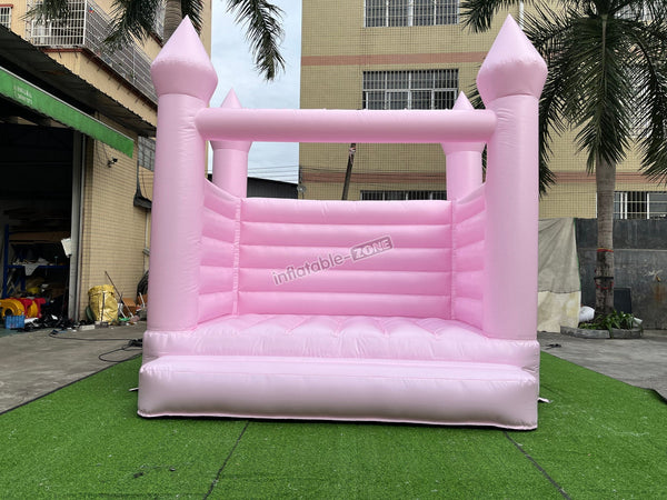 Pastel Pink Wedding Jumping Castle, Wedding Bouncy House