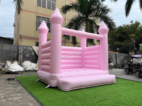 Pastel Pink Wedding Jumping Castle, Wedding Bouncy House