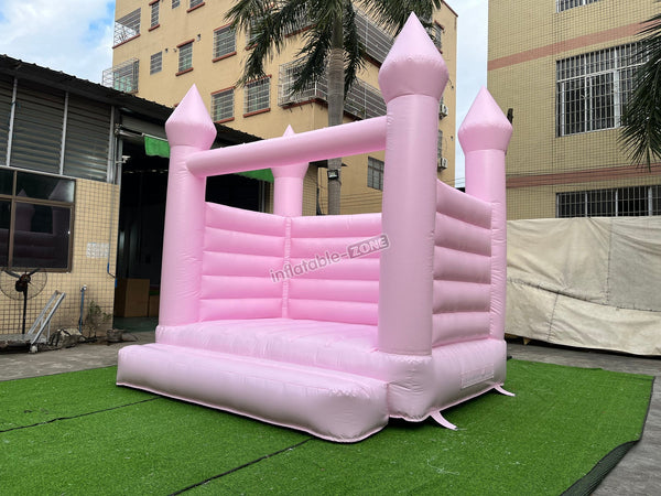 Pastel Pink Wedding Jumping Castle, Wedding Bouncy House