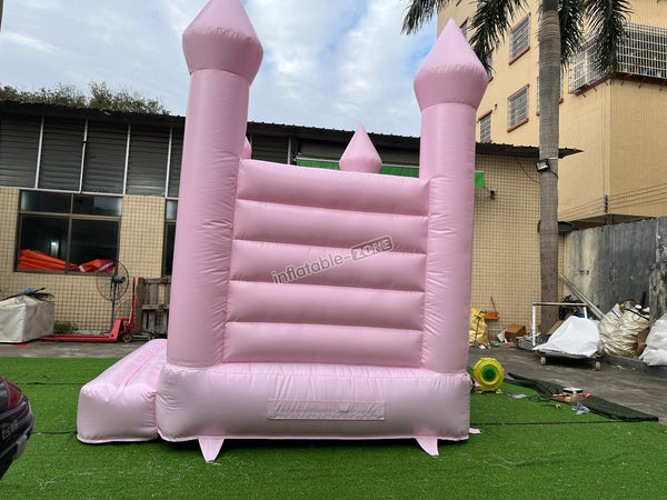 Pastel Pink Wedding Jumping Castle, Wedding Bouncy House