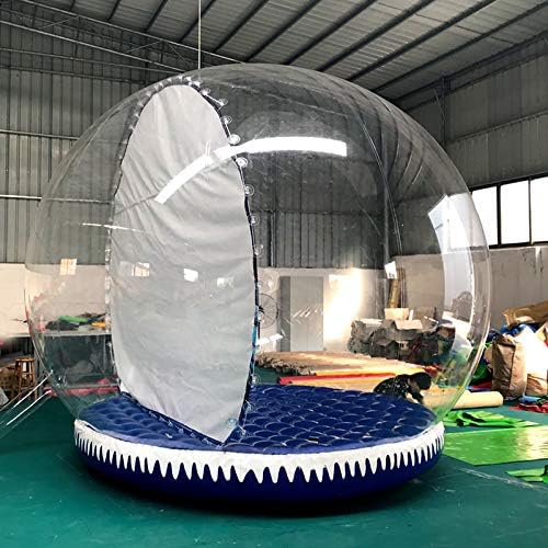 Inflatable Christmas Decoration Inflatable Snow Globe Transparent Bubble Tent With Printed Background
