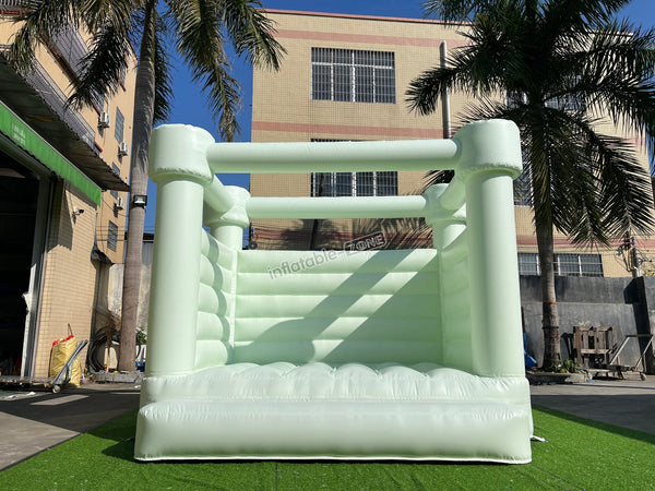 Pastel Green Wedding Bounce House