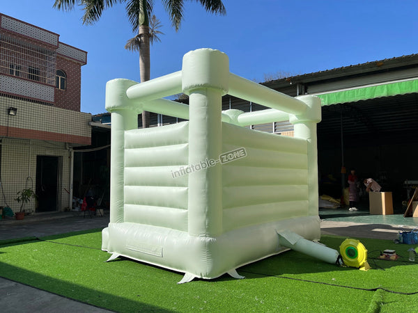 Pastel Green Wedding Bounce House