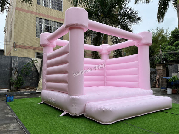 Pastel Pink Wedding Bounce Castle