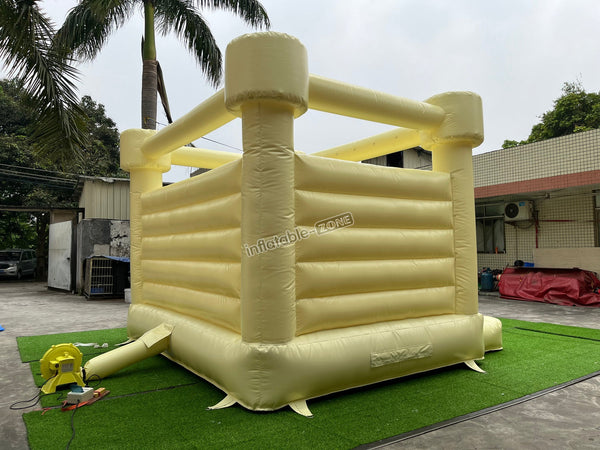 Pastel Yellow Wedding Jumping House