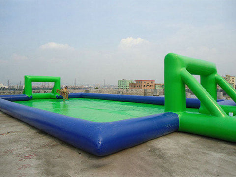Inflatable Football Soccer Field,Inflatable Soap Football Field,Door Close To Door Giant Inflatable Soccer Pitch