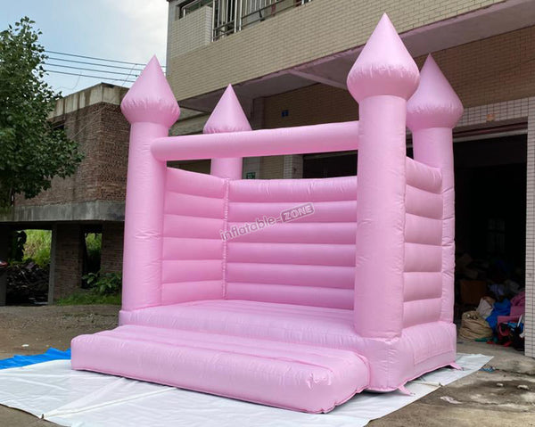 Pink wedding bounce house, wedding bouncy castle