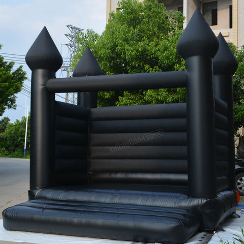 Black romantic wedding bouncy castle, bouncy house for wedding
