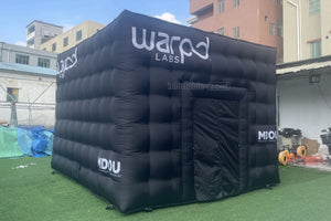 Black Inflatable Night Club House Nightclub Inflatable Tent Inflatable Cube Pub Tent For Outdoor