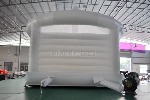 White Inflatable Castle Wedding Inflatable Bouncer Jumping Castle House