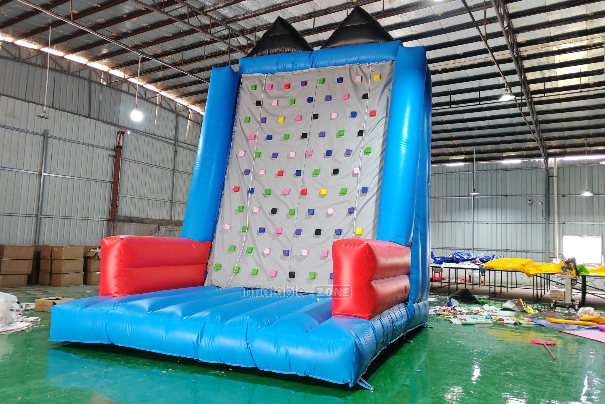 Inflatable Climbing Wall Inflatable Sports Games Giant Inflatable Rock Climbing Wall With Mattress For Party