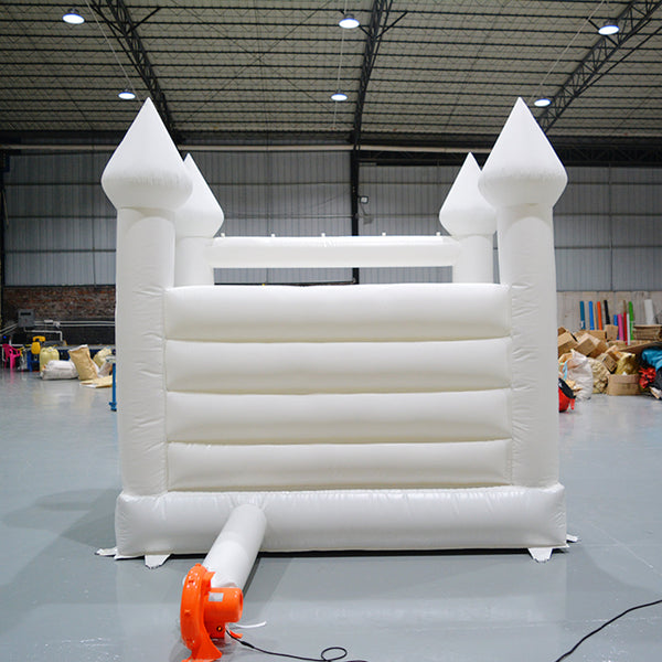 Outdoor Wedding Party Inflatable Castle White Bounce House white wedding bounce house