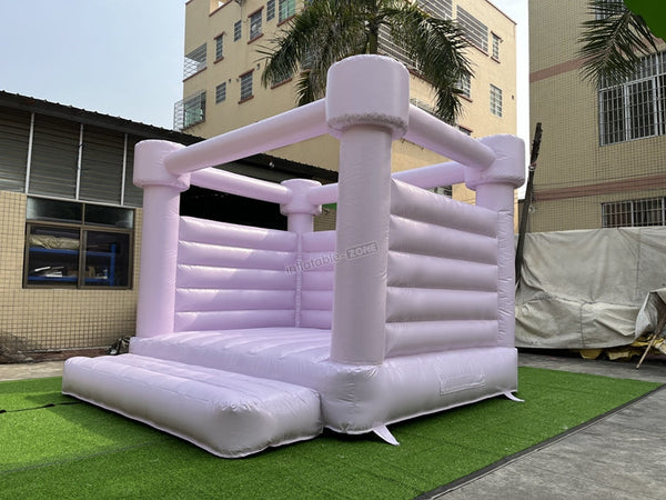 Pastel Purple wedding bounce house inflatable wedding jumping castle