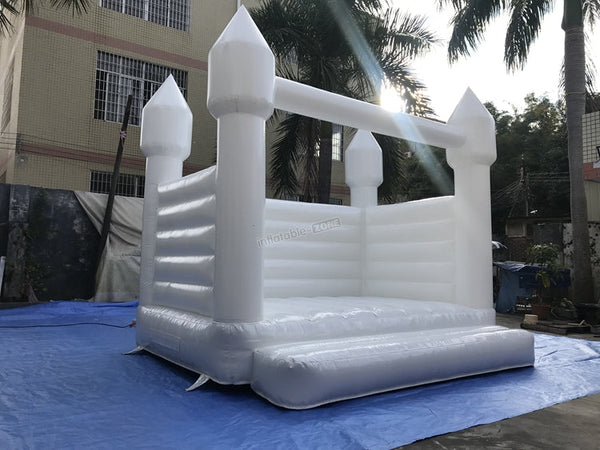 Wholesale price  toddler white bounce house,white bounce house slide