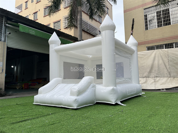 small size All White Bounce House,Bouncer Jumping Castle Inflatable,White Inflatable Bouncer