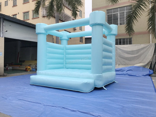 Fast shipping inflatable toddler bounce house pastel color bouncy castle for sale