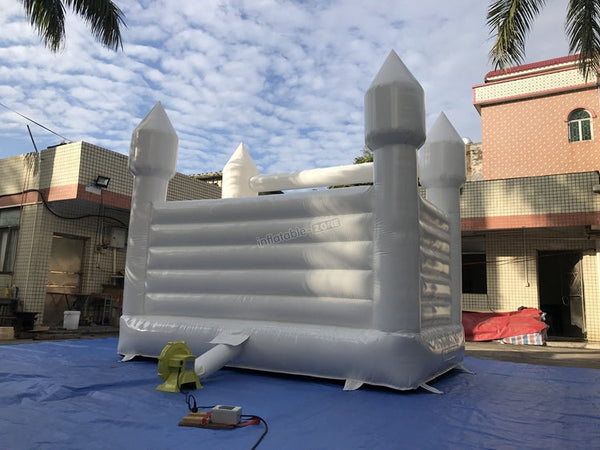 Wholesale price  toddler white bounce house,white bounce house slide