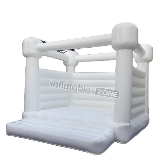 Commercial Hot sale white jumping castle indoor wedding inflatable bounce house for sale