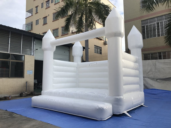 Wholesale price  toddler white bounce house,white bounce house slide