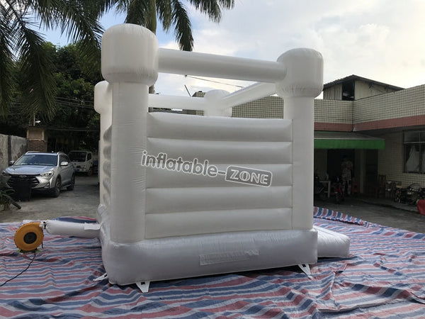 Commercial Hot sale white jumping castle indoor wedding inflatable bounce house for sale