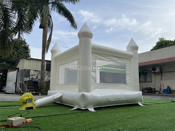 small size All White Bounce House,Bouncer Jumping Castle Inflatable,White Inflatable Bouncer