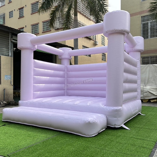 Pastel Purple wedding bounce house inflatable wedding jumping castle