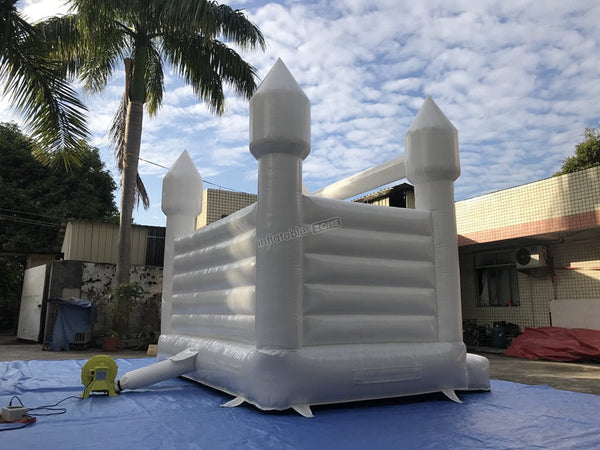 Wholesale price  toddler white bounce house,white bounce house slide