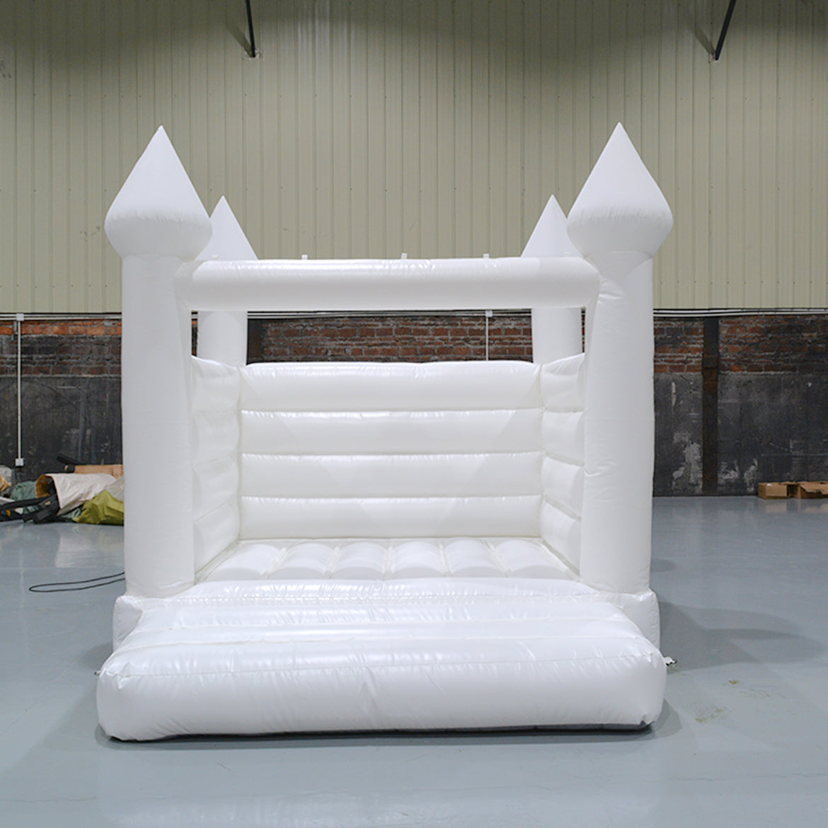 Outdoor Wedding Party Inflatable Castle White Bounce House white wedding bounce house