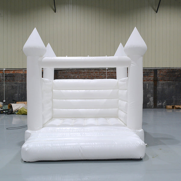 Outdoor Wedding Party Inflatable Castle White Bounce House white wedding bounce house
