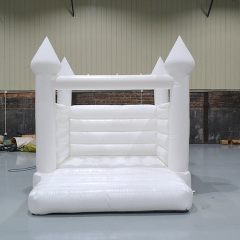 Outdoor Wedding Party Inflatable Castle White Bounce House white wedding bounce house