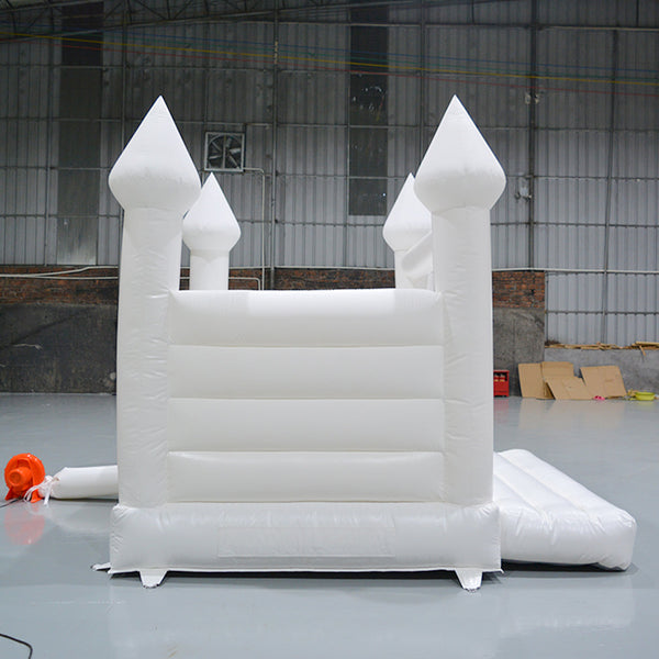 Outdoor Wedding Party Inflatable Castle White Bounce House white wedding bounce house