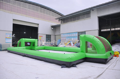 Factory price  inflatable soap soccer field,inflatable football pitch with blower