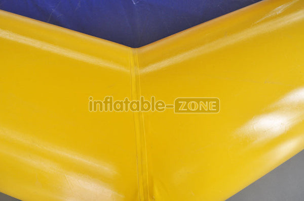 Blue and yellow Inflatable water pool, children play enjoyment water game pool