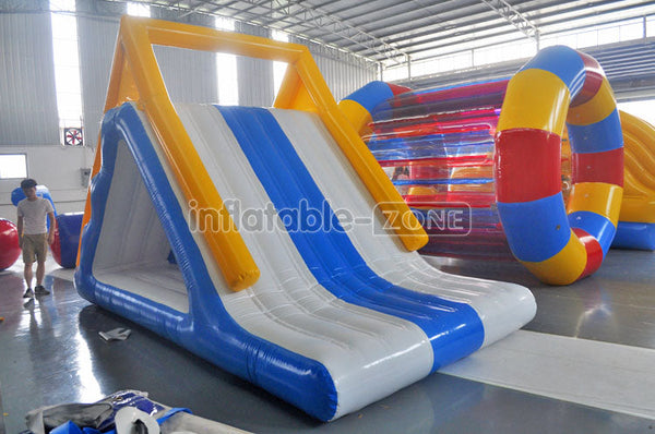 Inflatable small water slide, water equipment climbing slide
