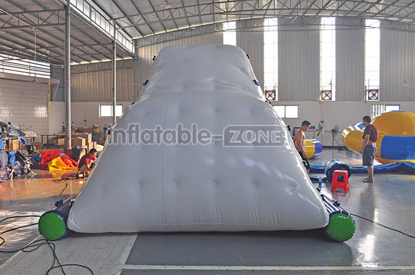 Best-selling water games inflatable icebery climbing wall