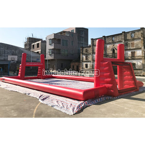 Outdoor sport games soccer field   inflatable rugby field