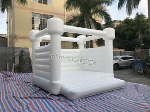 Commercial Hot sale white jumping castle indoor wedding inflatable bounce house for sale