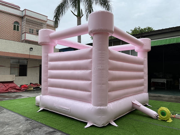 pastel inflatable bouncy castle, pink bounce house on sale