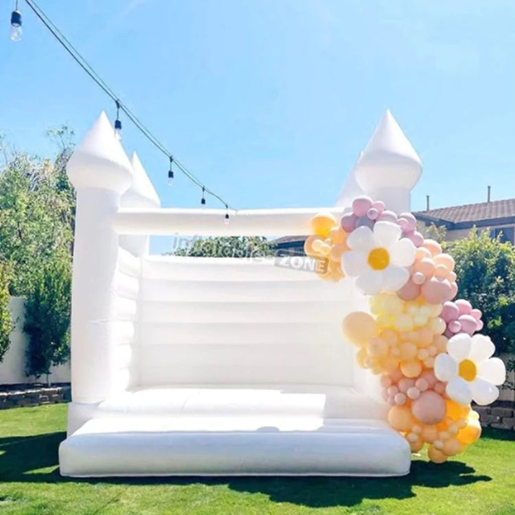 white bounce house bouncy castle,wedding bounce house
