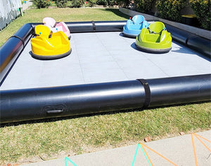 Inflatable Bumper Car Go Kart Track Bumper Car Race For Kids Indoor Outdoor Fun (Not Included Bumper Cars)