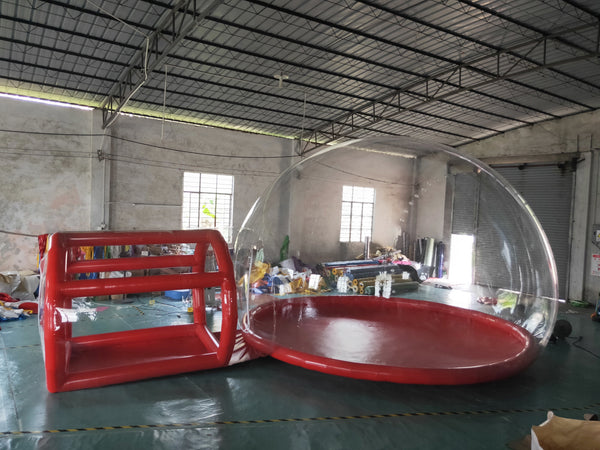 Beautiful Inflatable Bubble Tent Transpa Red Tunnel Bubbl Housefor Picnic