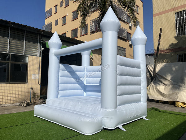 Pastel Blue Wedding Jumping Castle, Wedding Bounce House