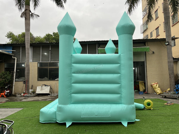 Pastel Green Wedding Bounce Jumping Castle, Wedding Bouncy House