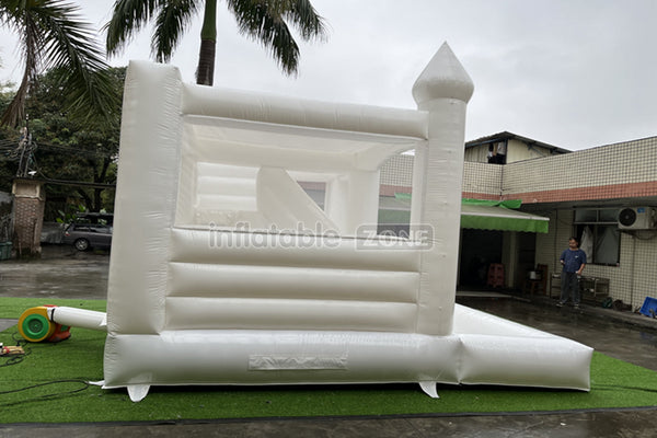 Inflatable Wedding Bounce House Castle White Bouncy House Party