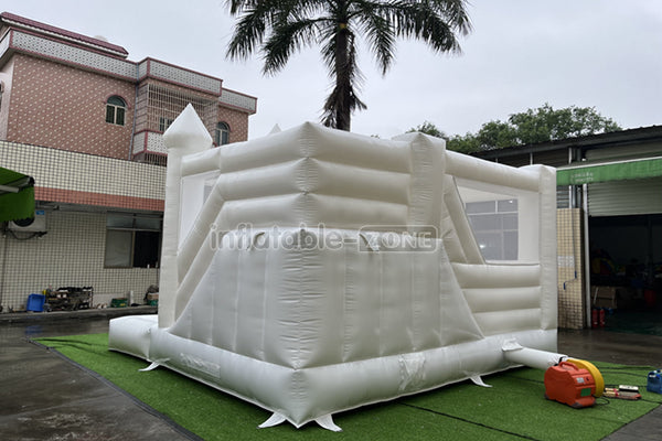 Inflatable Wedding Bounce House Castle White Bouncy House Party